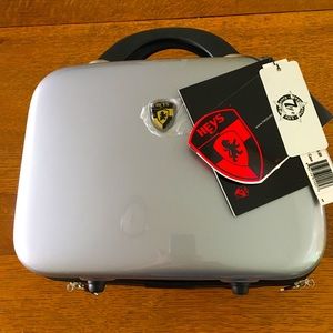 Heys Metallic Silver Beauty Case.